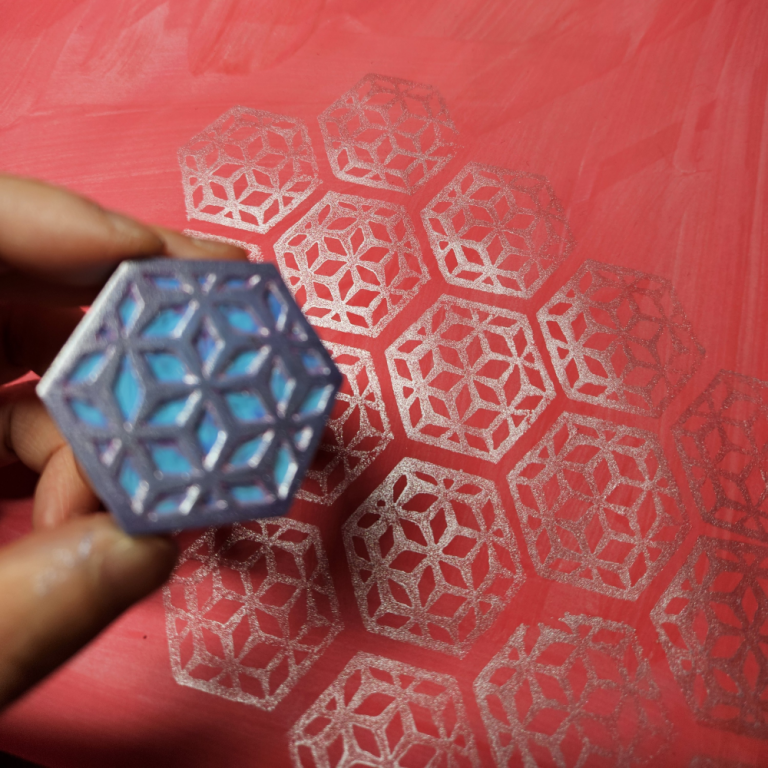 altrosa-silber-pattern